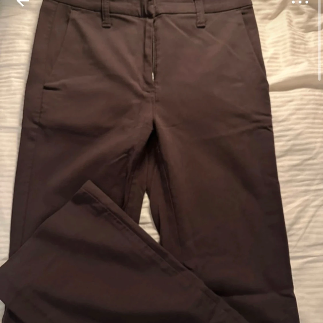 Bruna kostymbyxor 