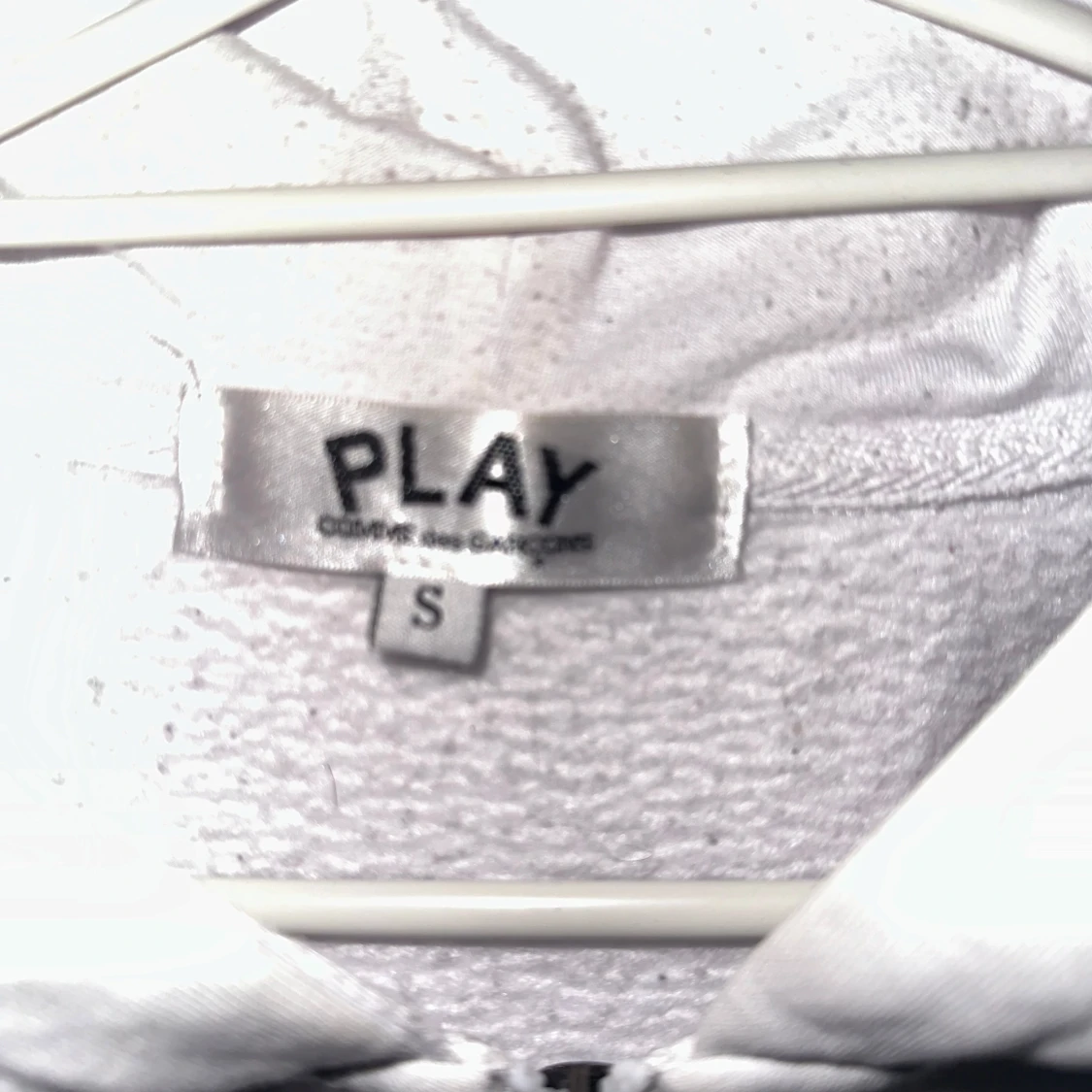 Vit hoodie Comme des Garçons Play - 2