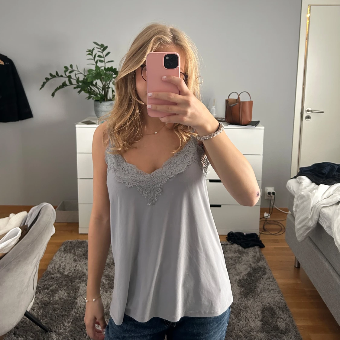 Grå pyjamastopp - 1