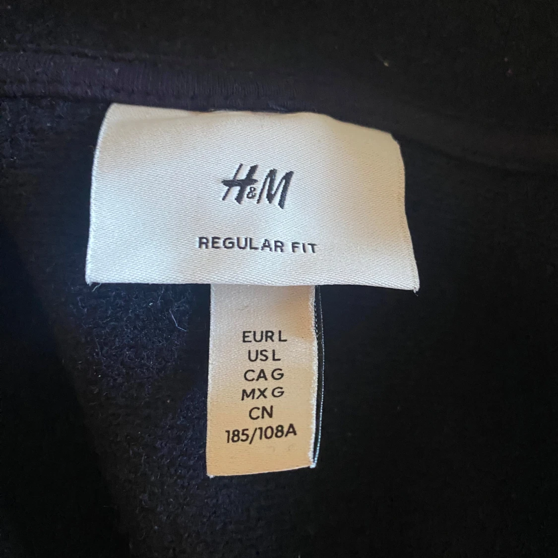 Marinblå tröja med dragkedja från H&M - 3