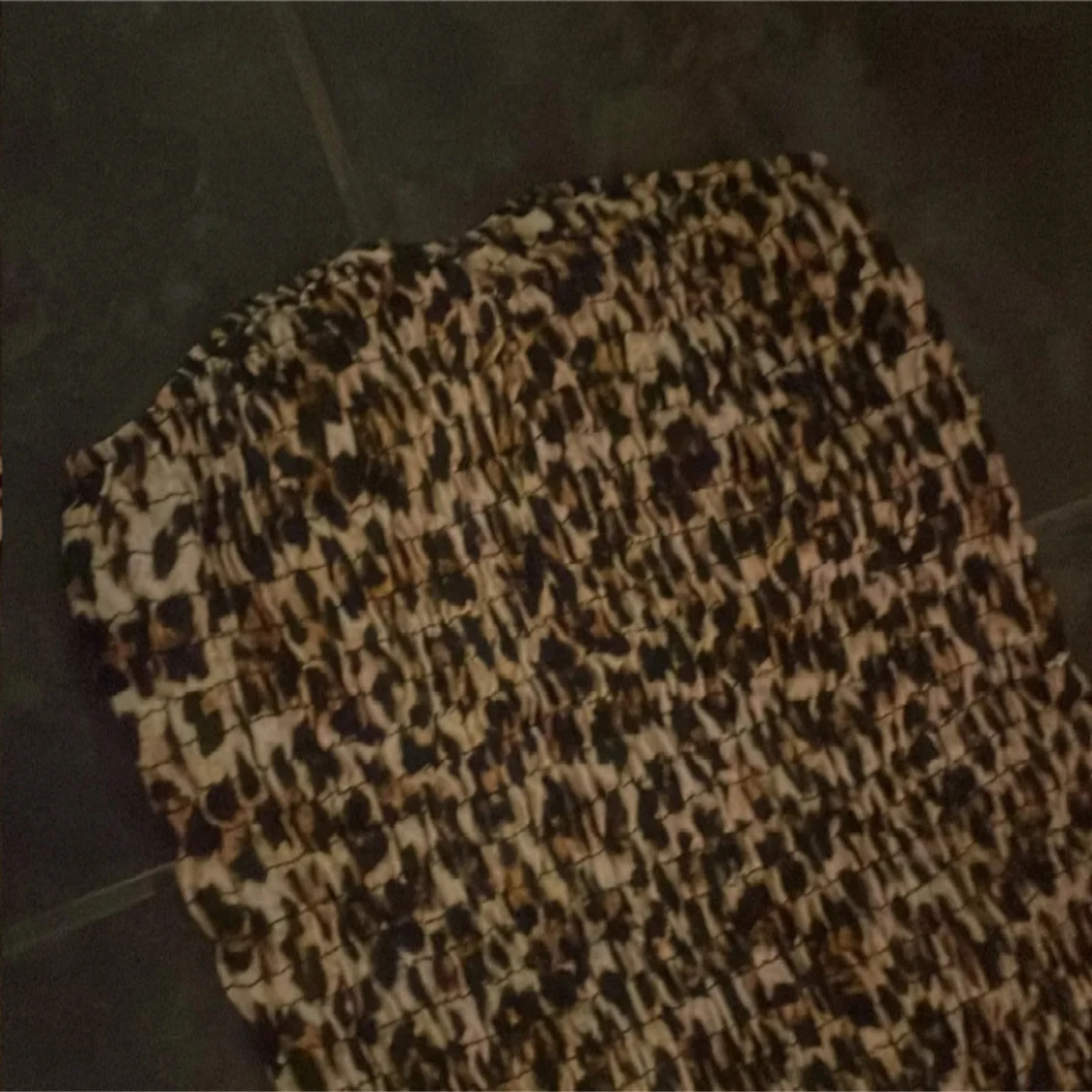 Leopardmönstrad klänning - 1