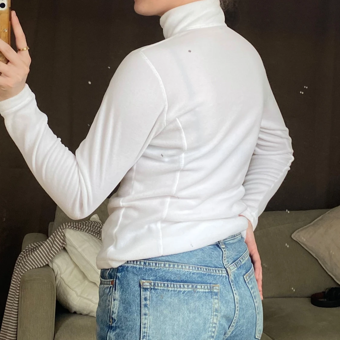 Vit långärmad tröja från Helly Hansen - 1