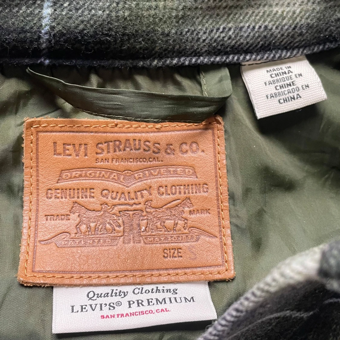 Rutig overshirt från Levi's - 2