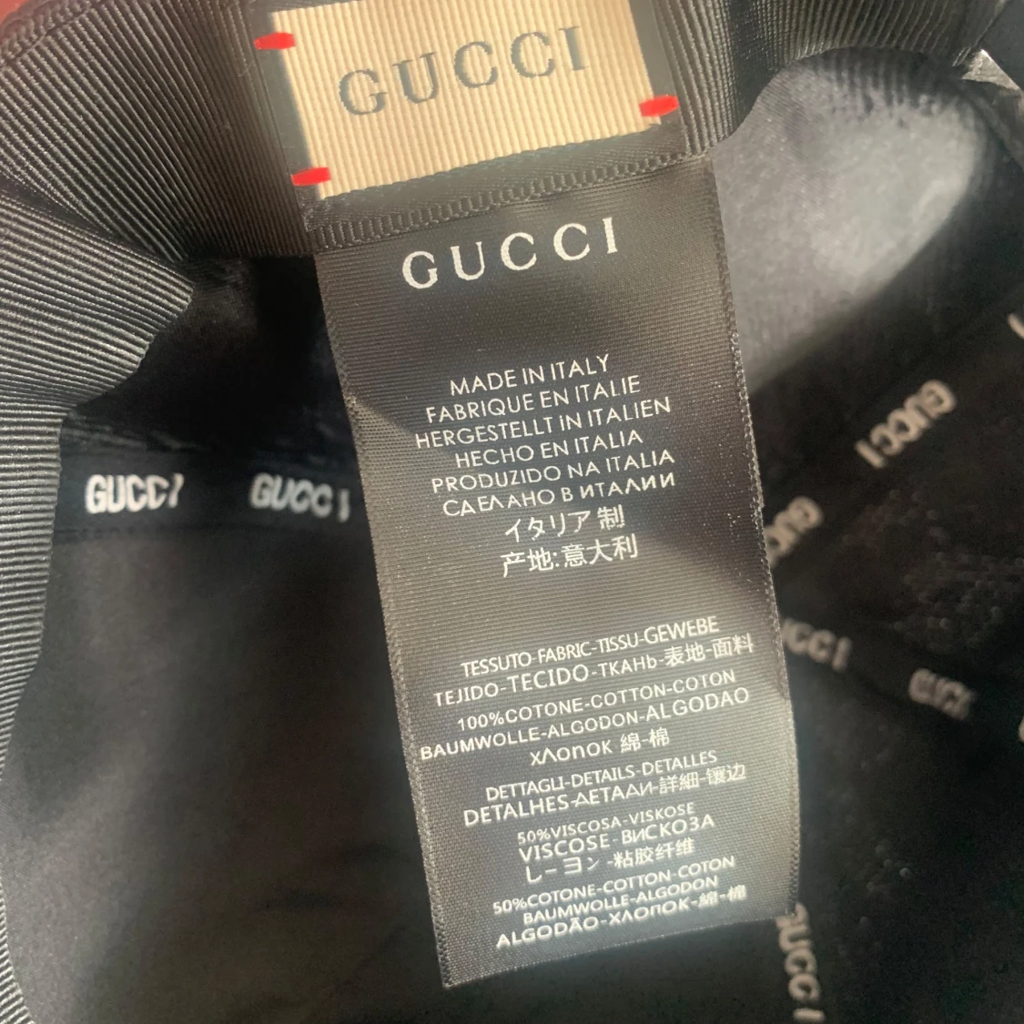 Svart Gucci Keps - 2