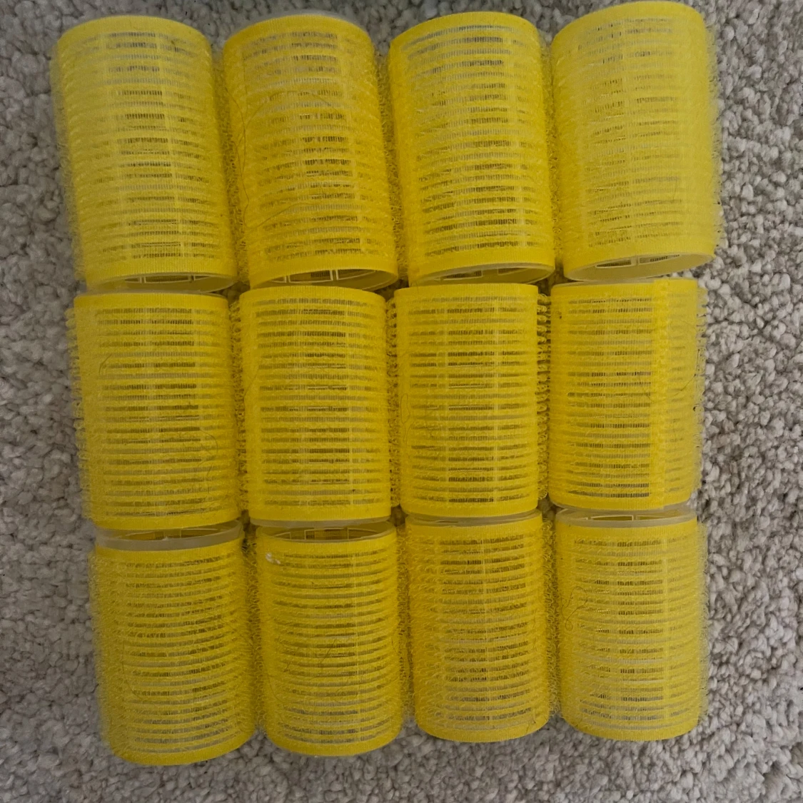 Gula och blå hårspolar - 1