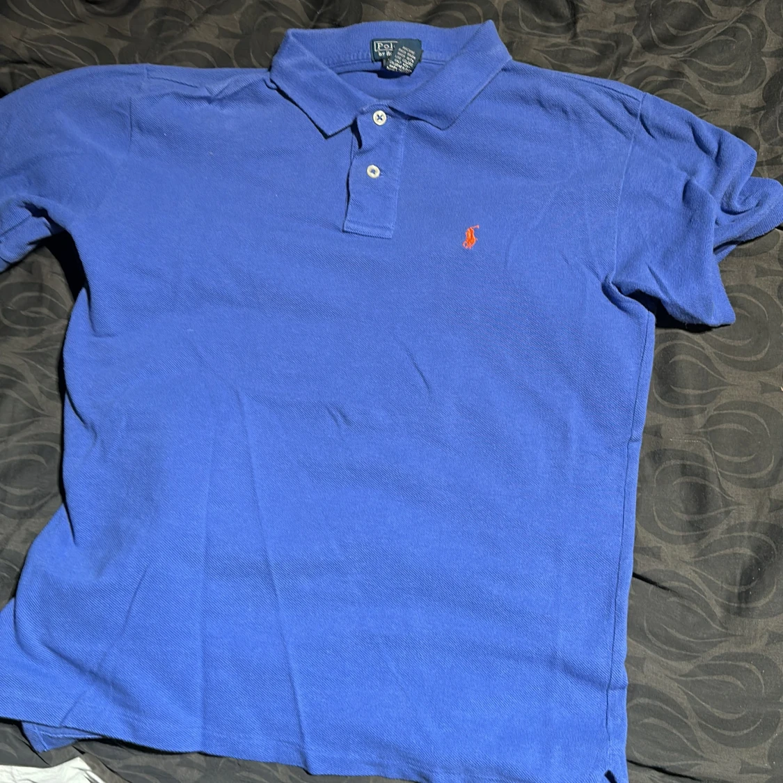 Blå pikétröja från Ralph Lauren - 2