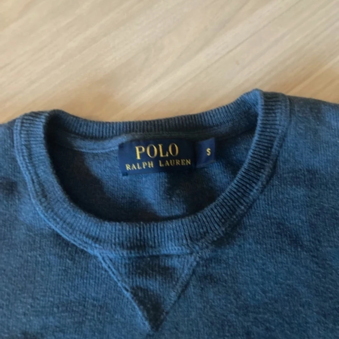 Blå stickad tröja från Polo Ralph Lauren - 3