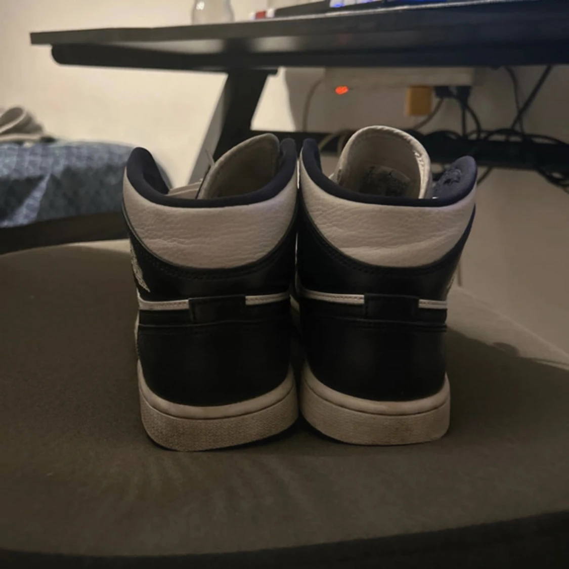 Nike Air Jordans svartvita sneakers - 1