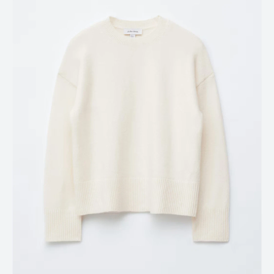 Vit stickad tröja från & Other Stories