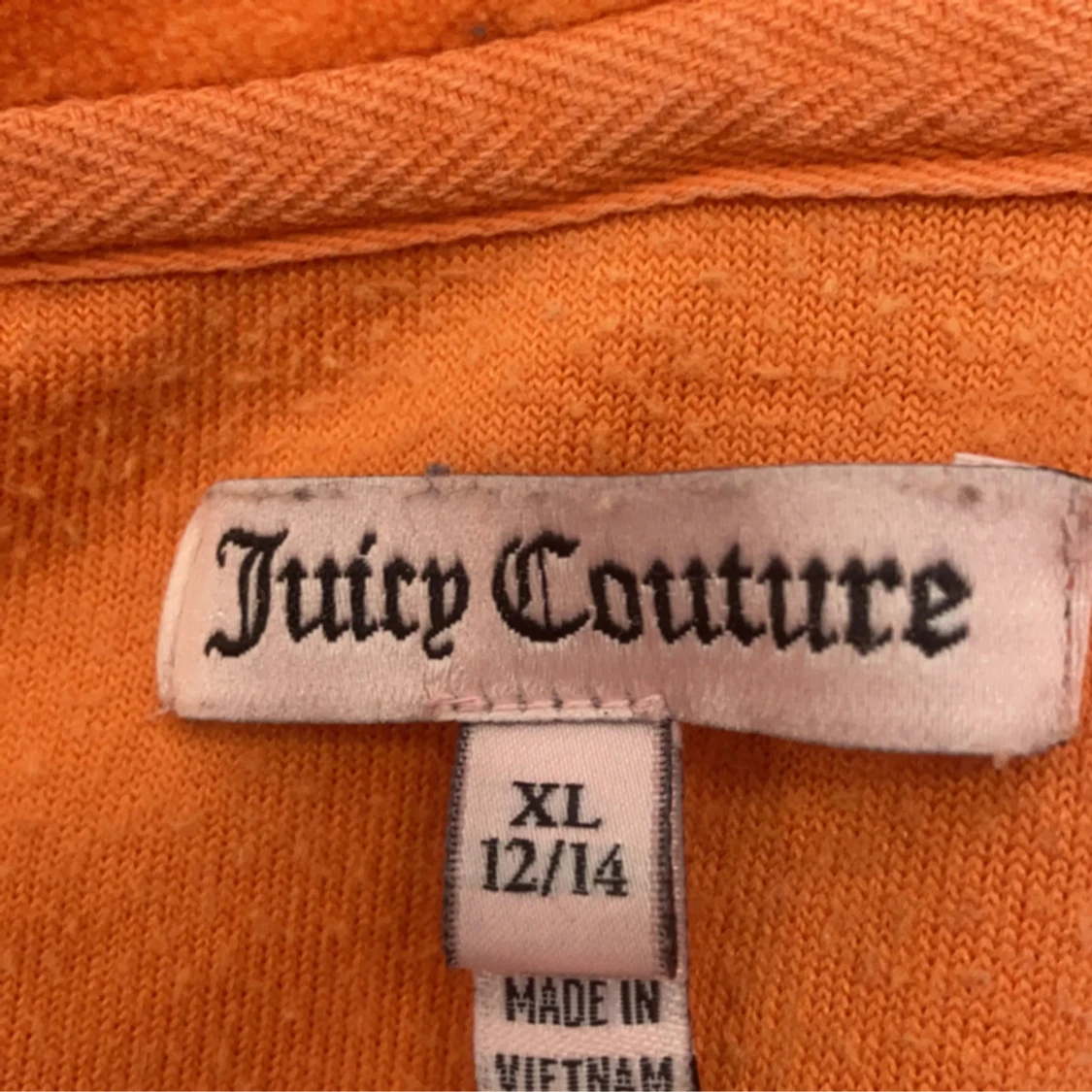 Orange velour hoodie Juicy Couture  - 3