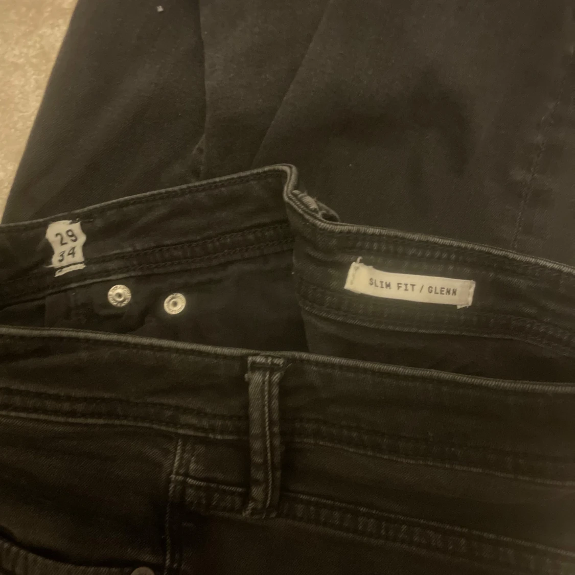 Svarta slim jeans Jack & Jones 29/34 - 3