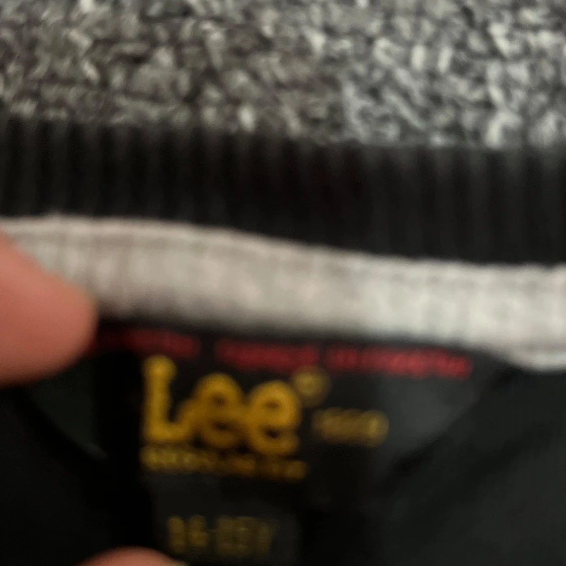 Svart långärmad tröja från Lee - 1