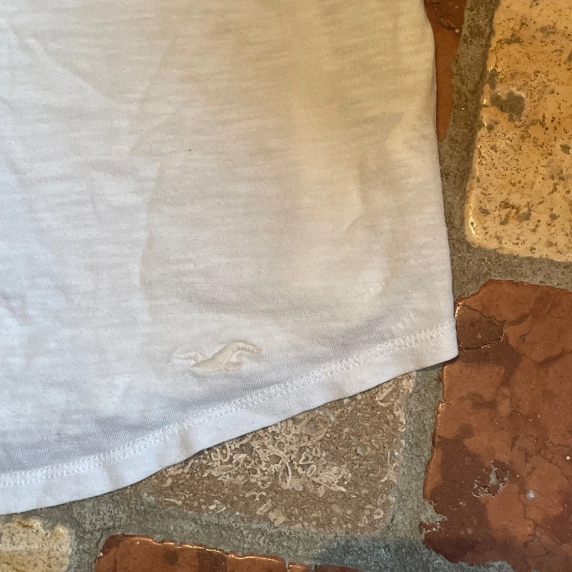 Vit linnetopp från Hollister XS - 2