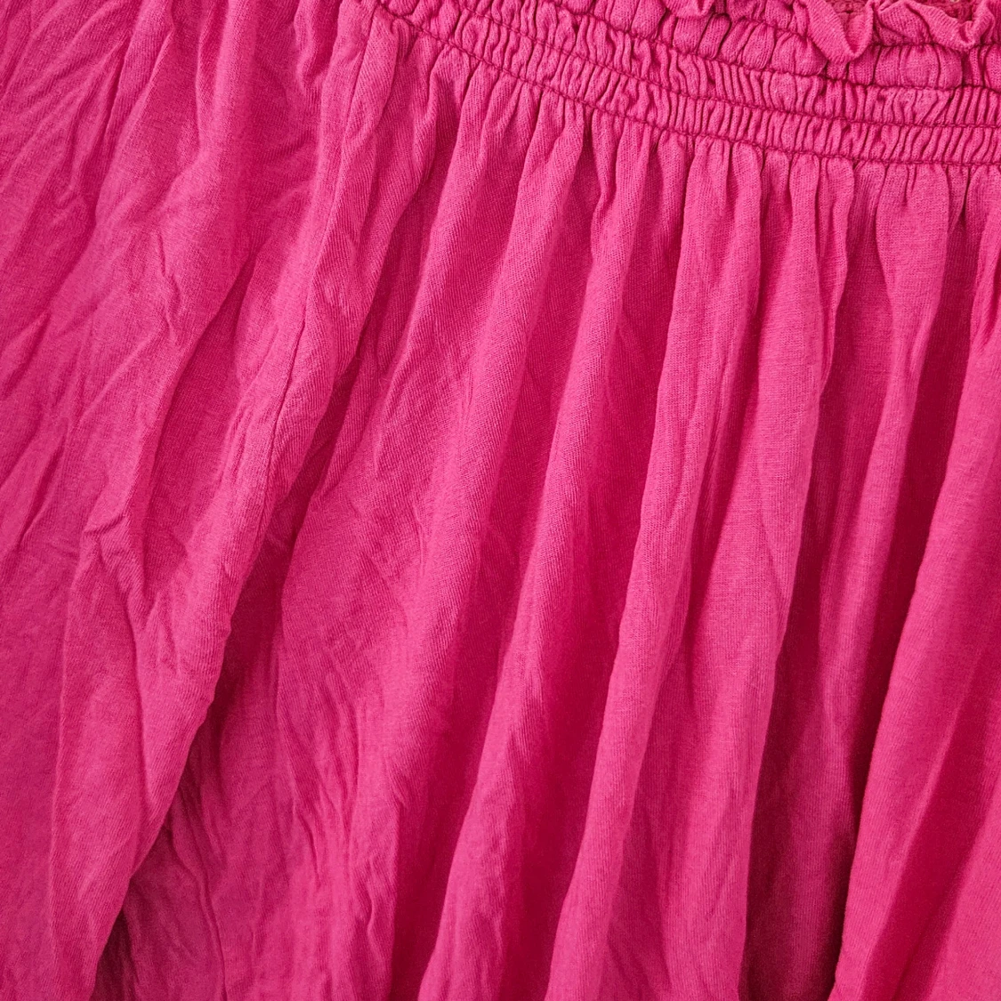 Rosa offshoulder blus från Lindex - 3