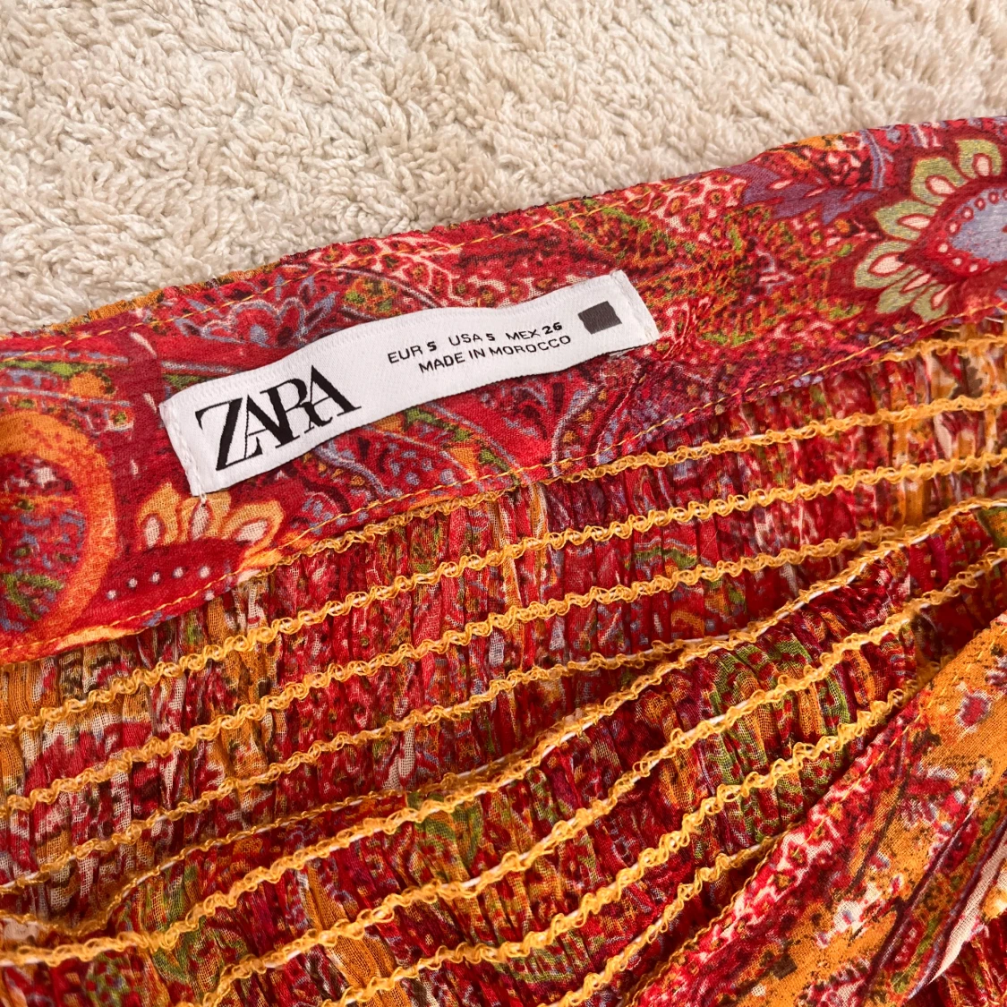 Mönstrad volangkjol Zara  - 3