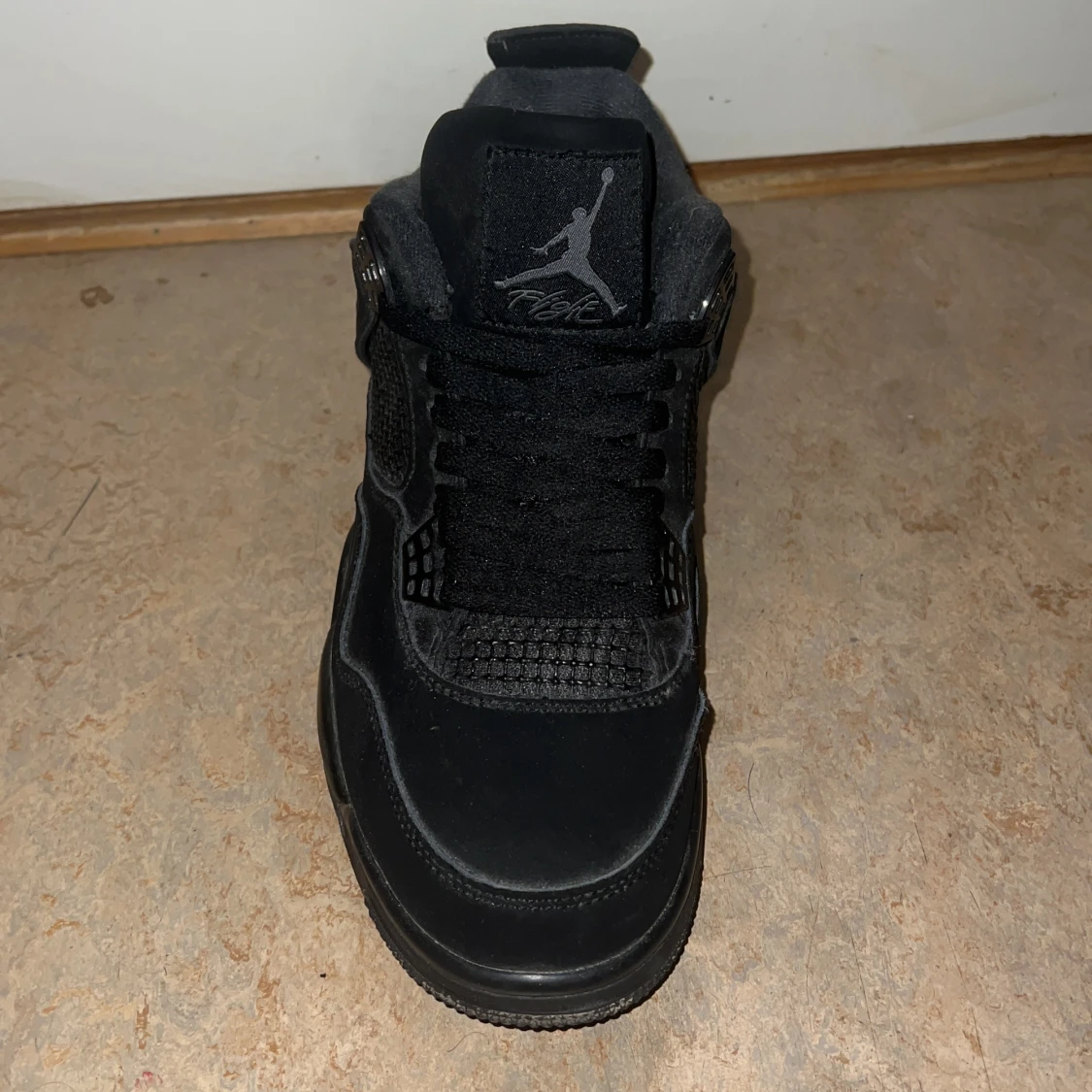 Svarta Nike Air Jordan 4 sneakers - 1