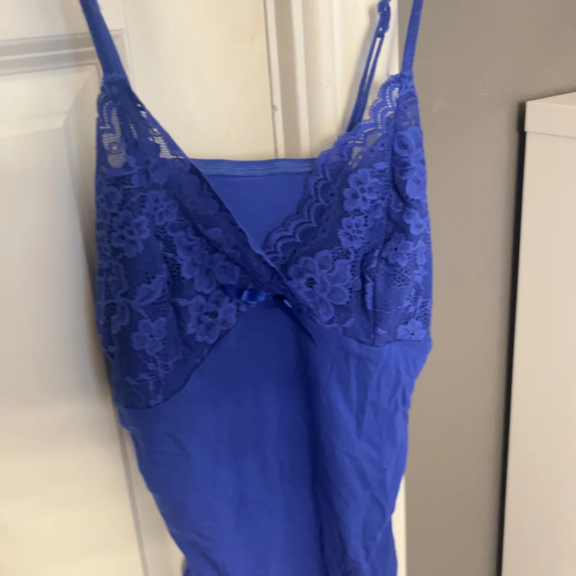 Blå spetslinnetopp från Shein  - 2