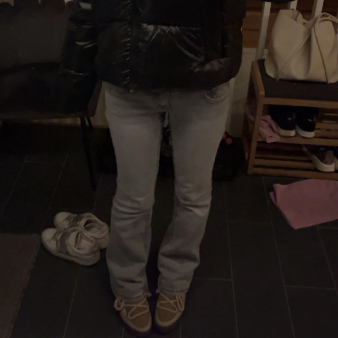 Grå bootcut jeans från Perfect Jeans stolar 38 - 2