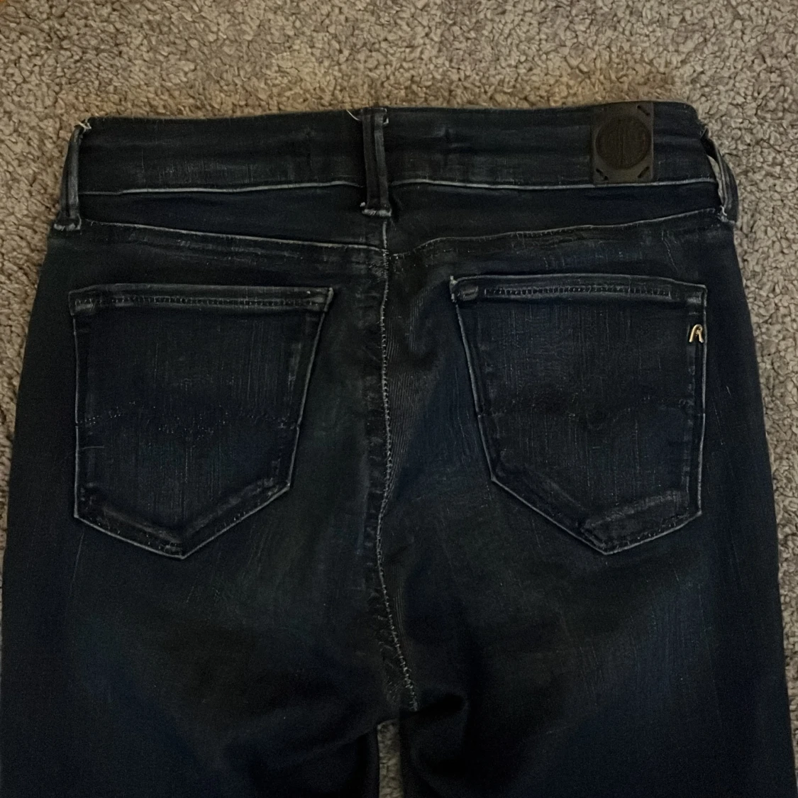 Mörkblå Replay Hyperflex jeans - 1