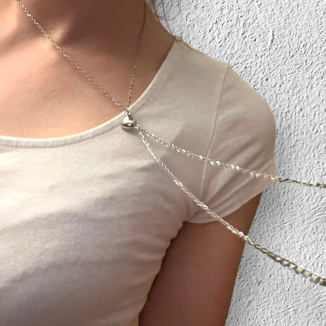 Bästa vänner hjärta halsband för par magnetiskt hjärta  - 1