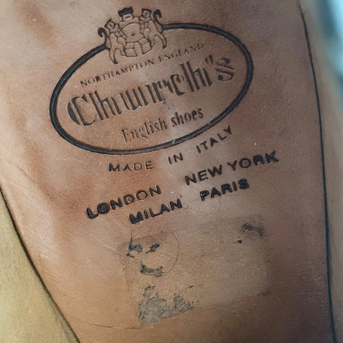 Svarta skinnloafers från Church's - 3