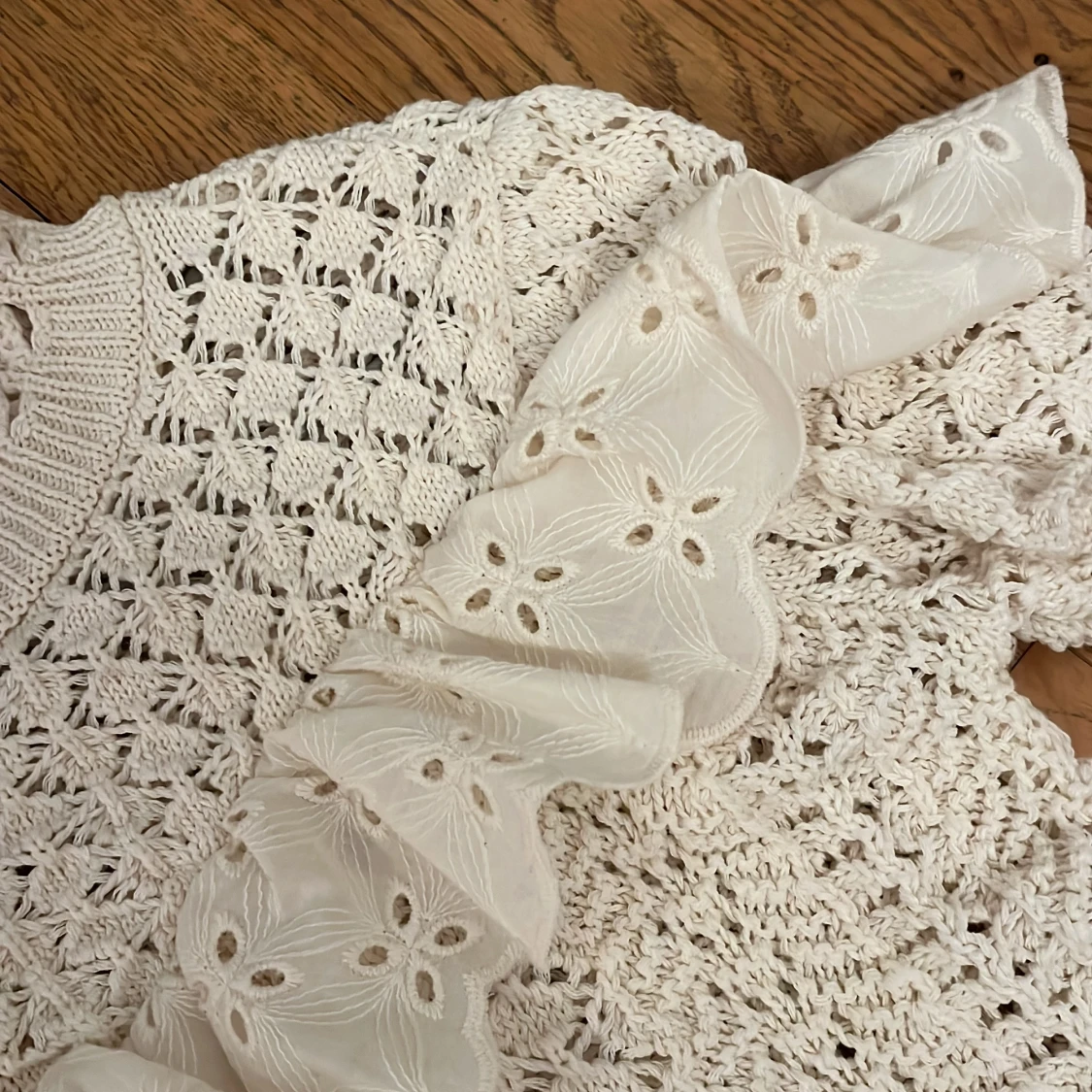 Beige stickad topp från Zara - 3