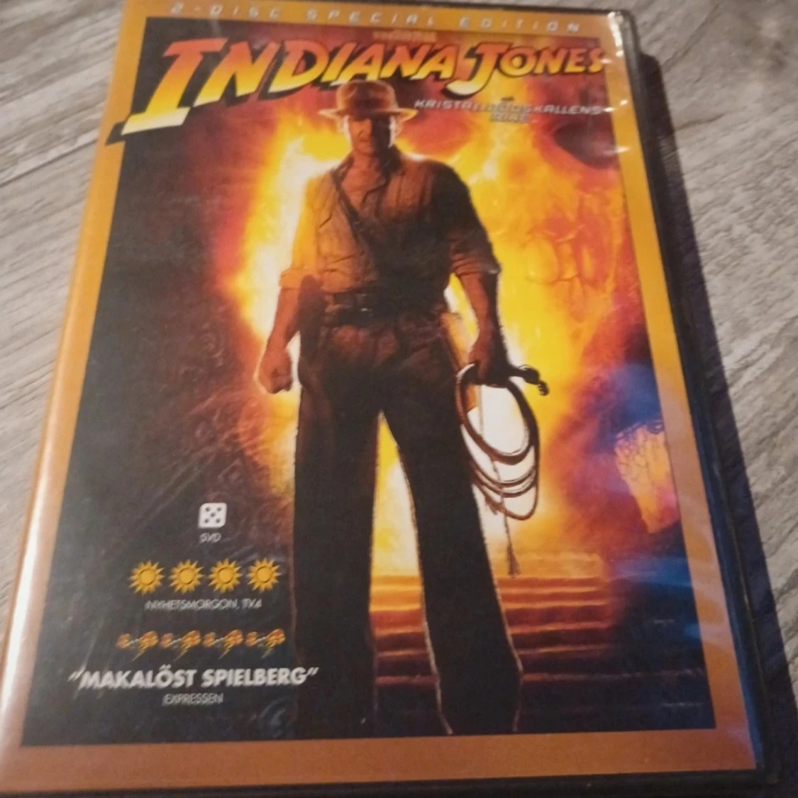 Indiana Jones: Kristalldödskallens rike DVD