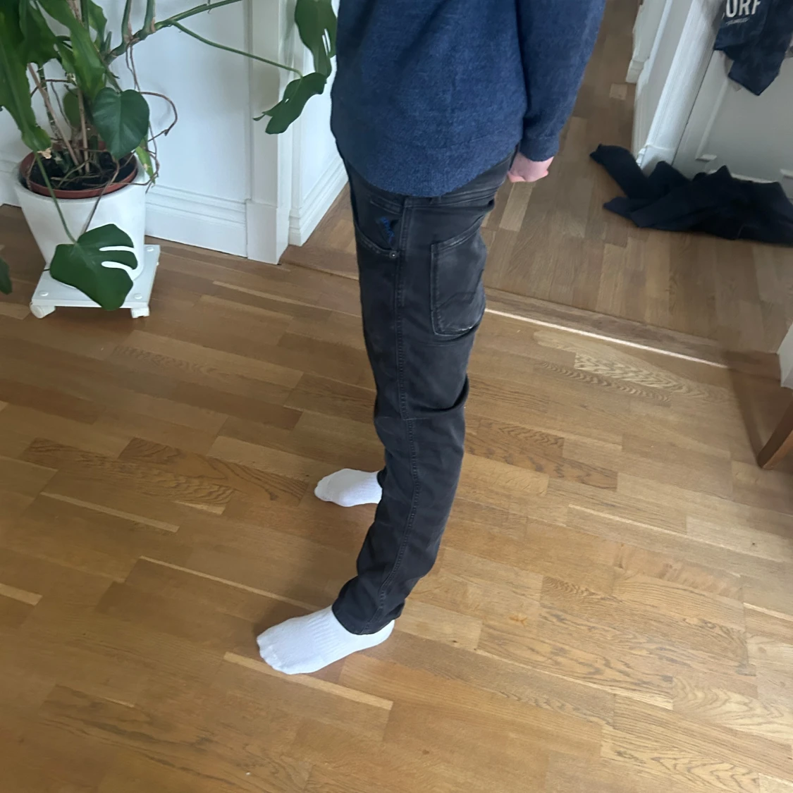 Svarta jeansbyxor från replay - 2