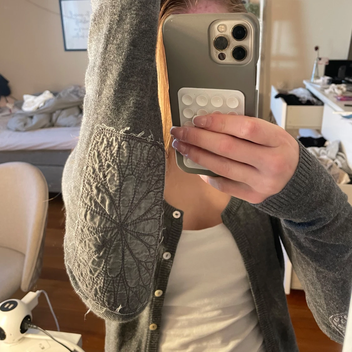 Grå kofta från Culture - 1