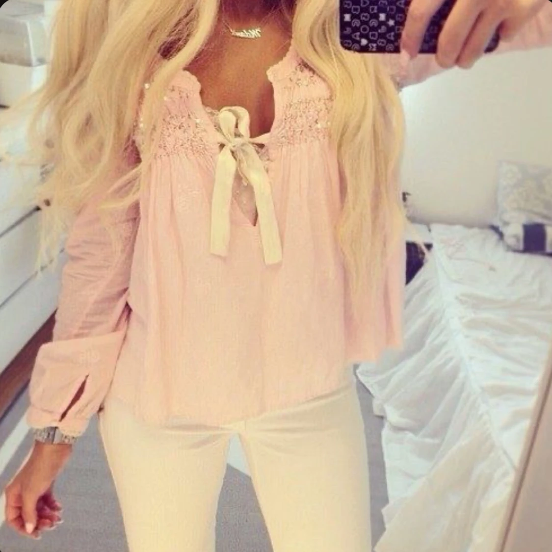 Ljusrosa blus från Odd Molly