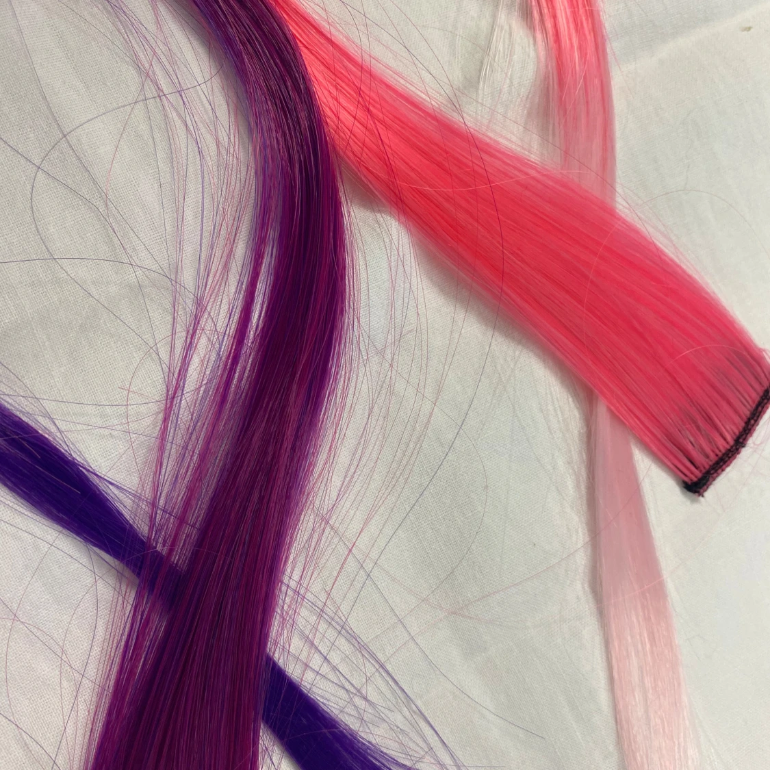 Färgglada löshårsslingor - 3