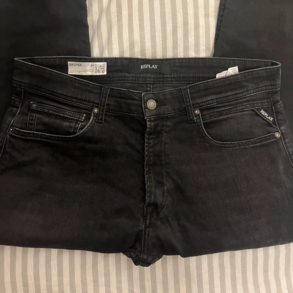 Replay Grover svarta jeans