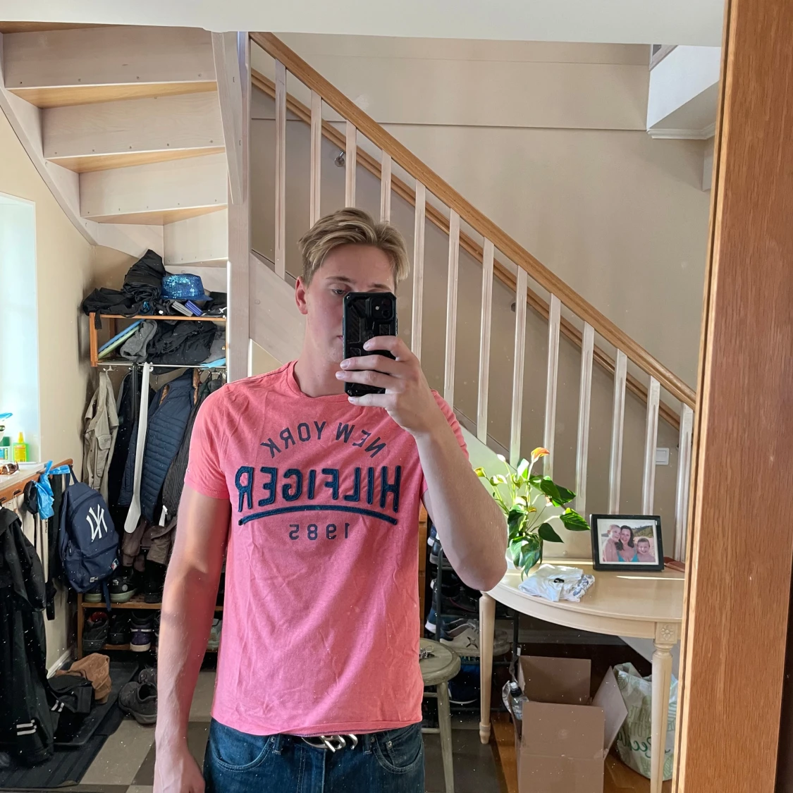 Rosa Tommy Hilfiger tee - 1