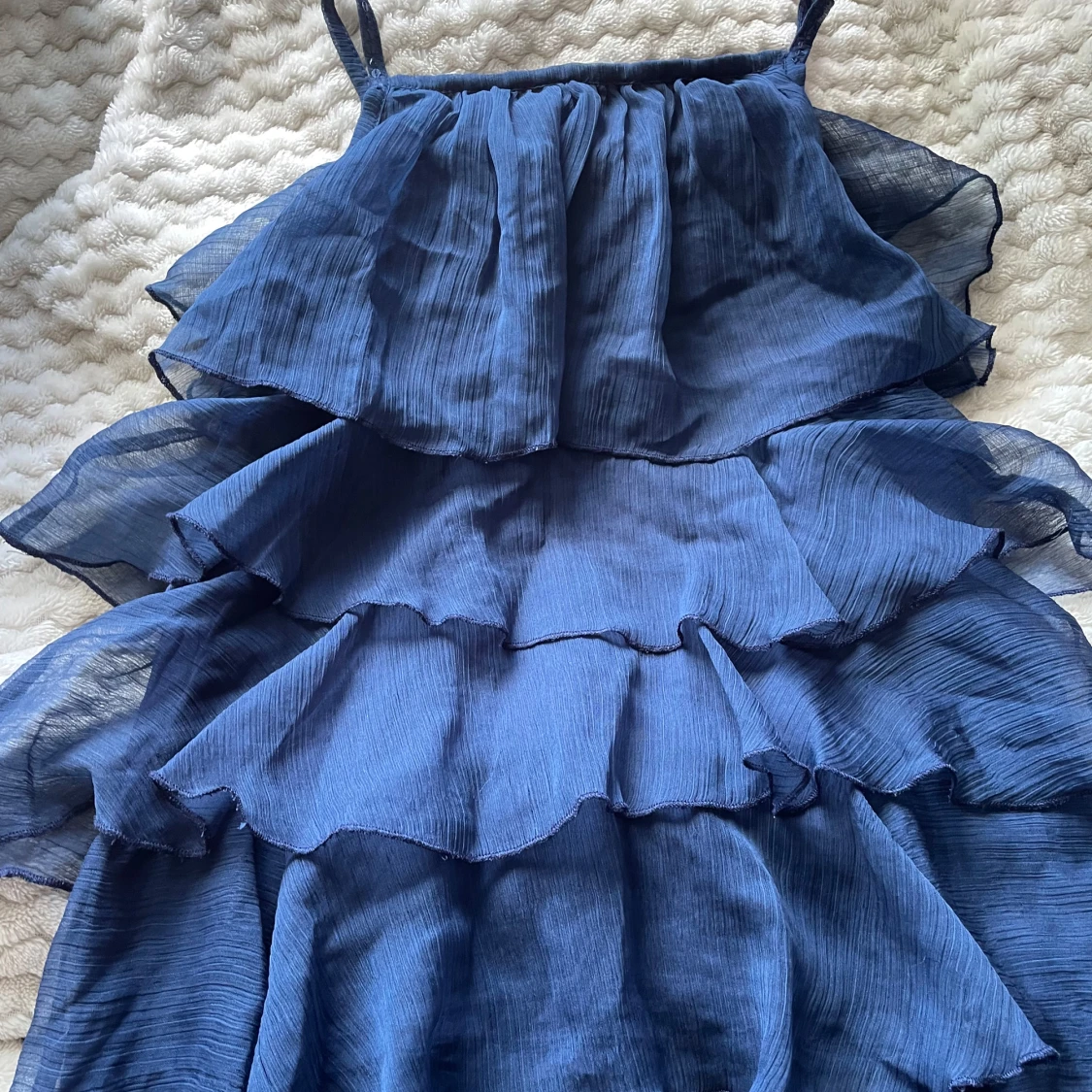 Blå volanglinne från Lindex Kids - 1