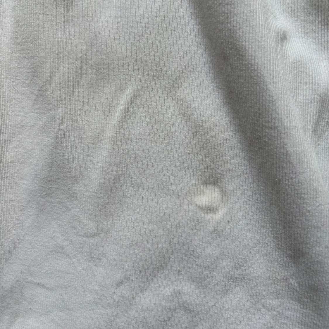 Vit ribbad kortklänning från H&M Divided - 3