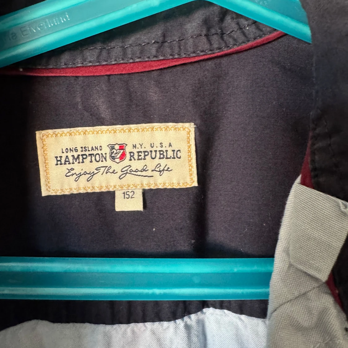 Ljusblå skjorta Hampton Republic 152 - 2