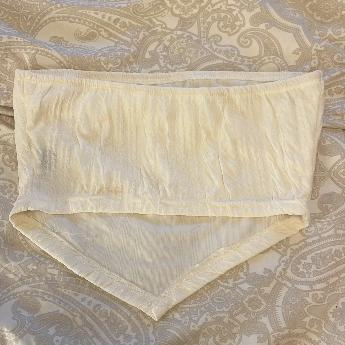 Champagnefärgad  tubtopp - 1