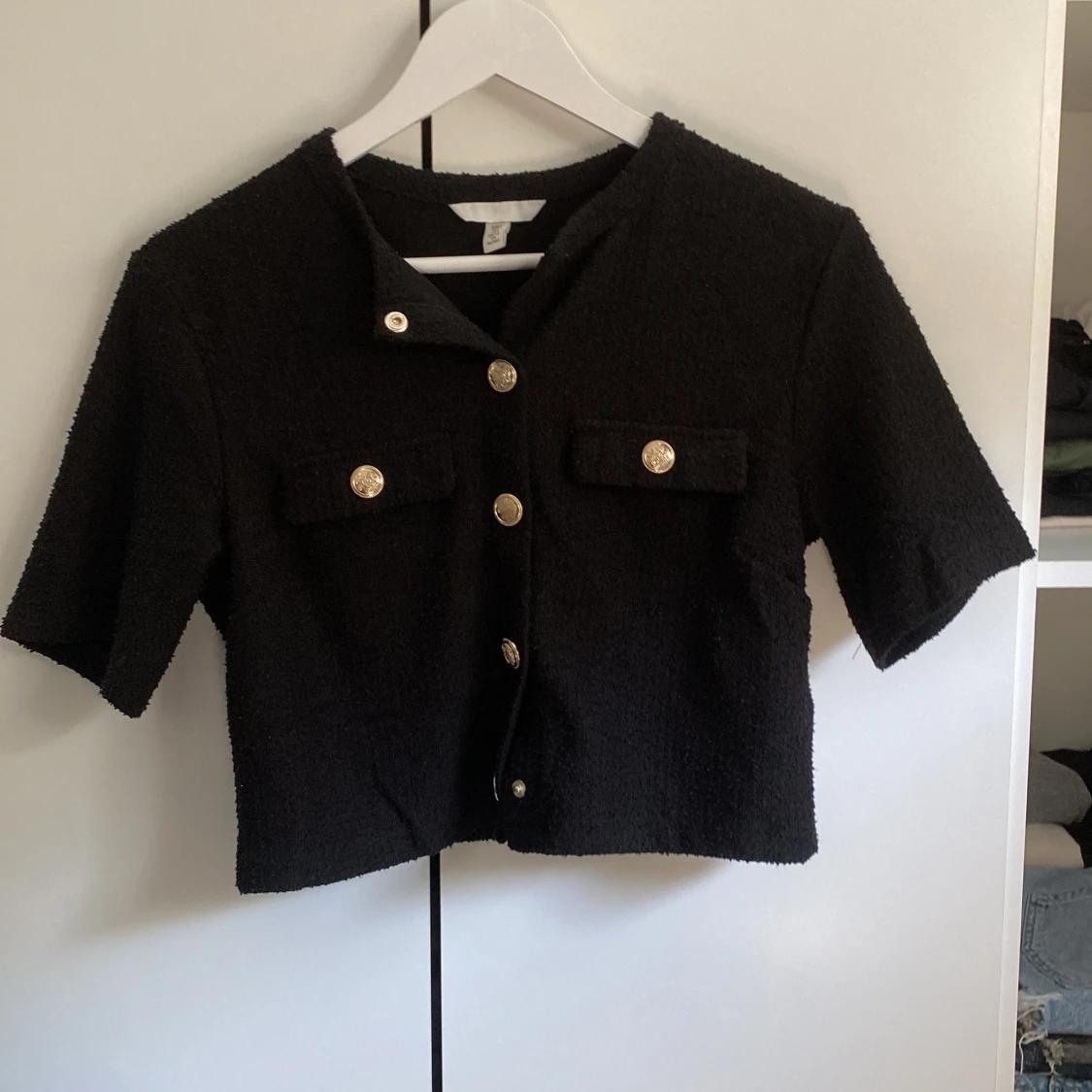 Svart topp/kofta från H&M