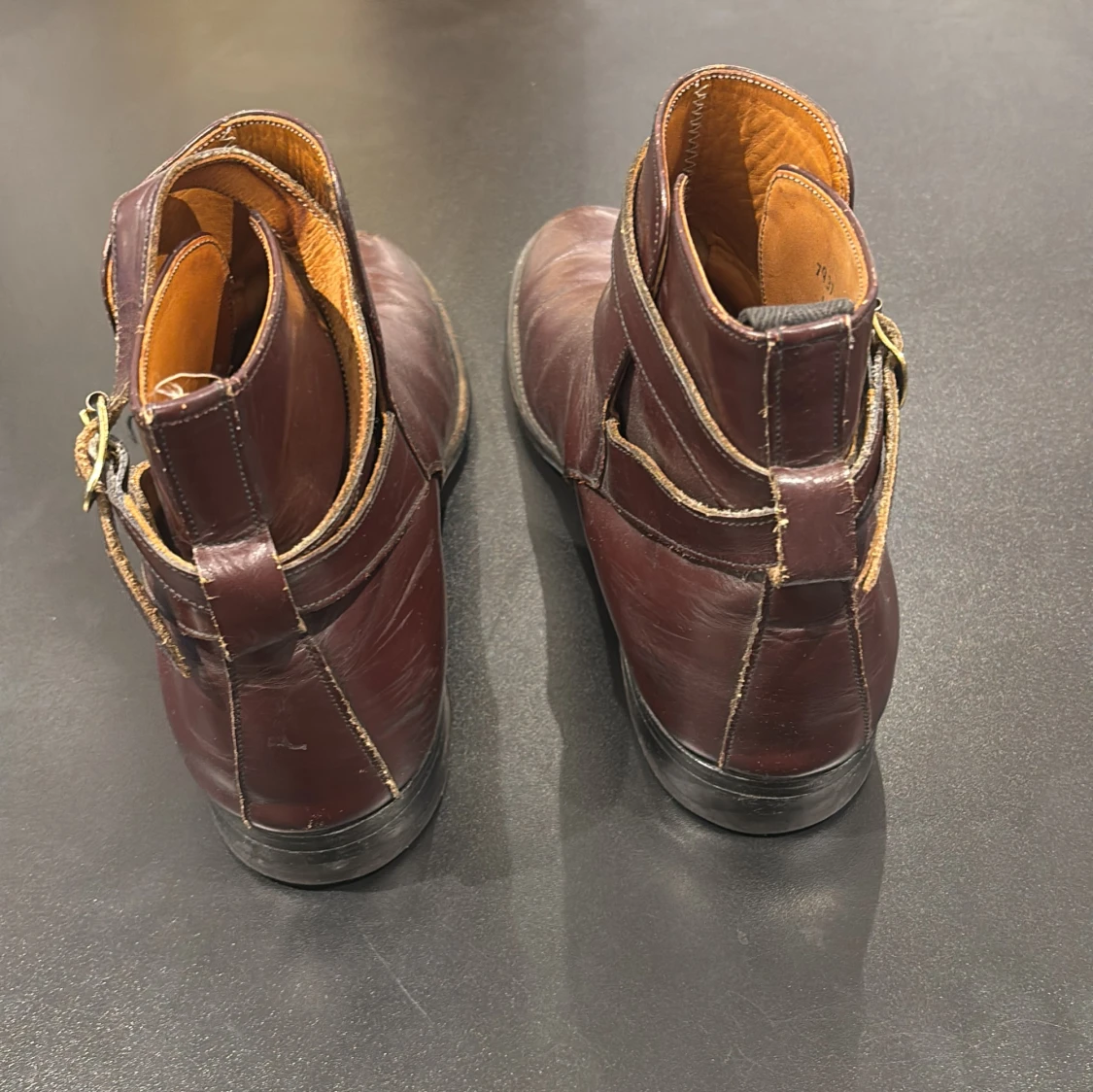 Vinröda Jodhpur boots från Mister Sargent - 1