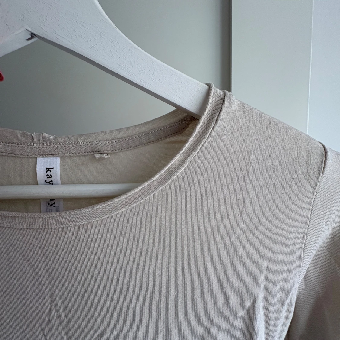 Beige långärmad topp från Kay/day - 2