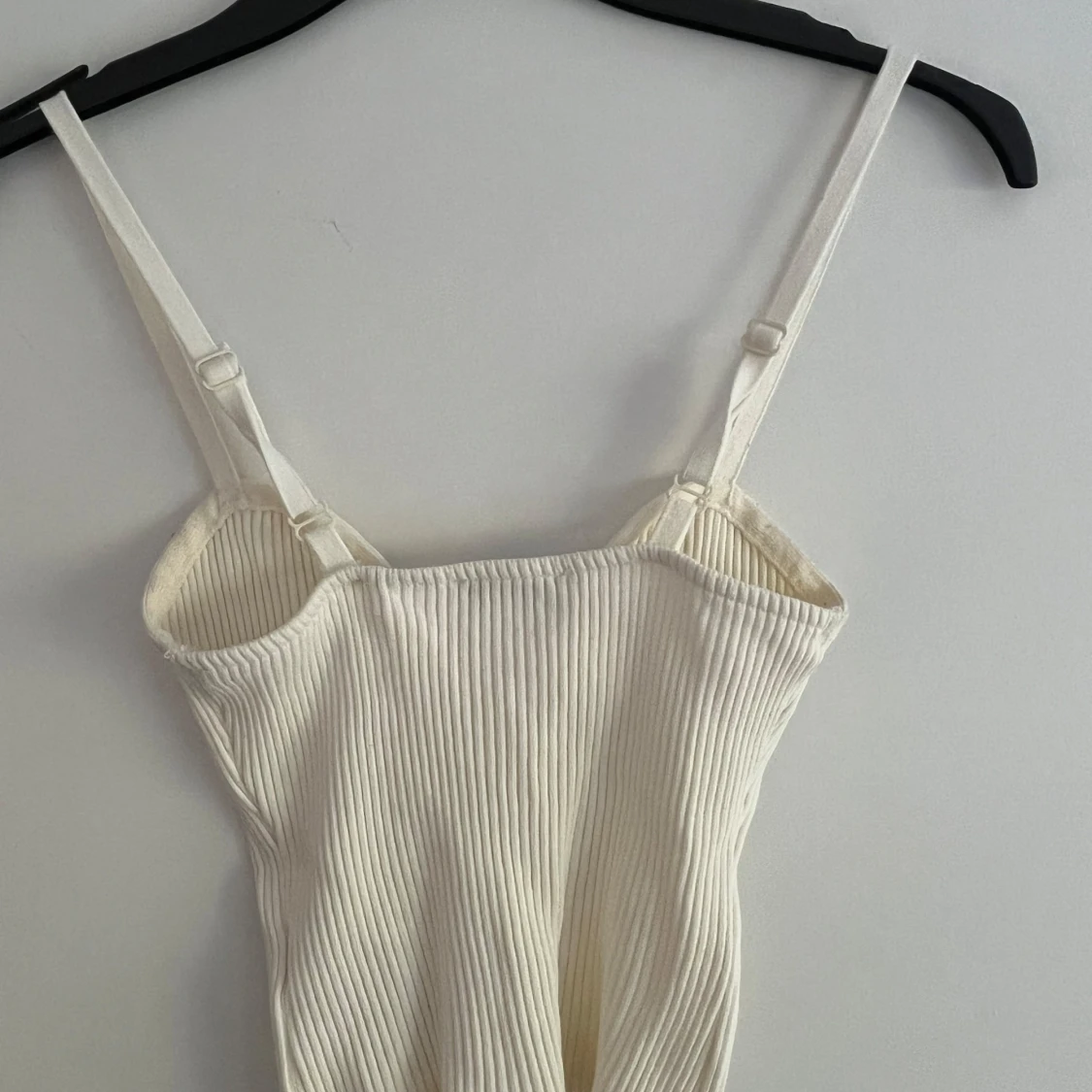 Vitt ribbat linne från Zara - 2