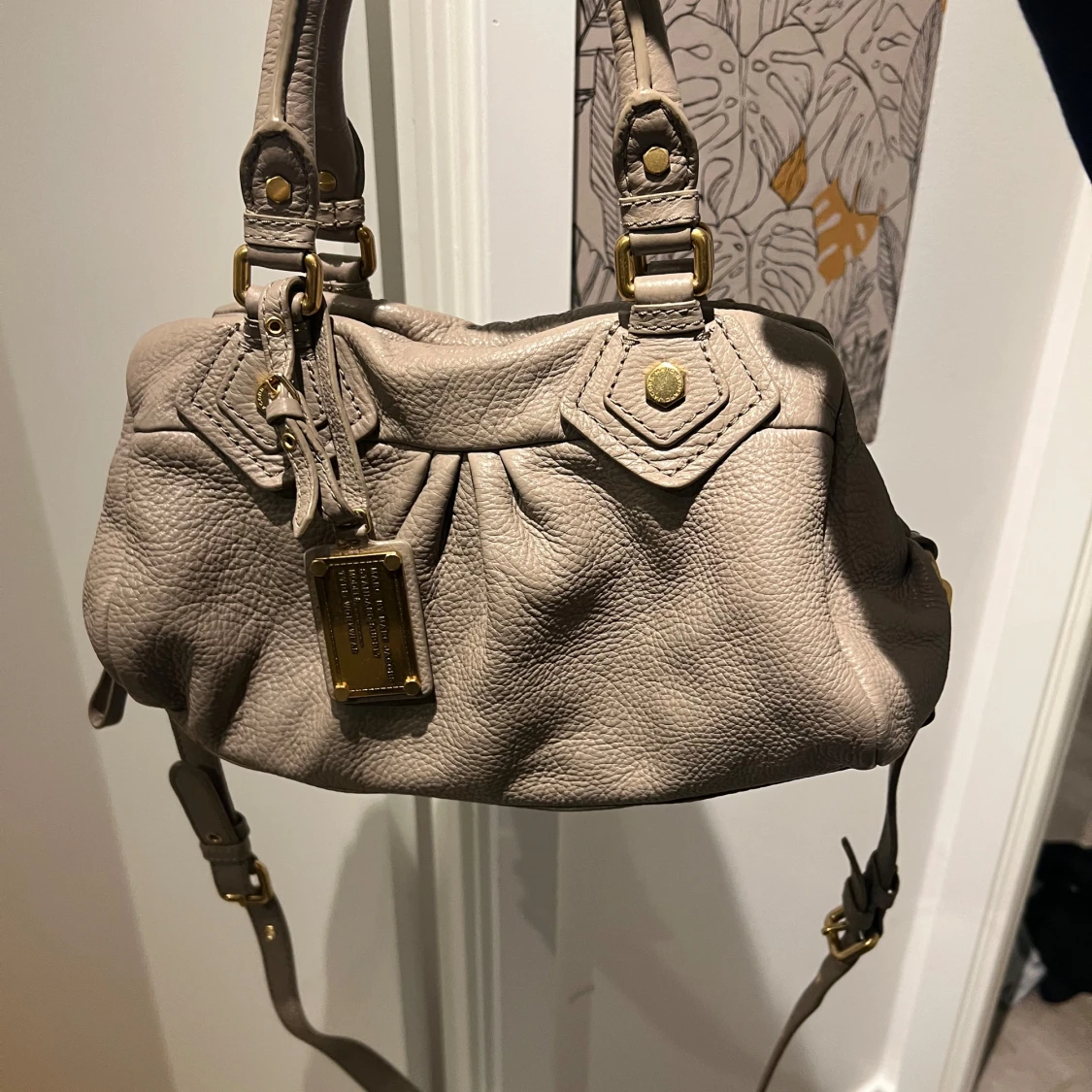 Beige skinnväska Marc by Marc Jacobs