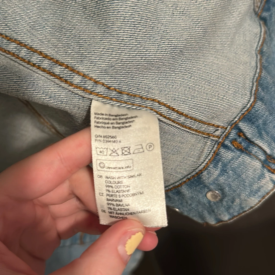 Ljusblå jeansjacka från H&M L.O.G.G. - 3