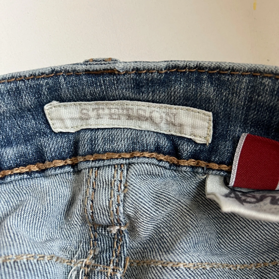 Blå bootcut jeans från Stetson - 4