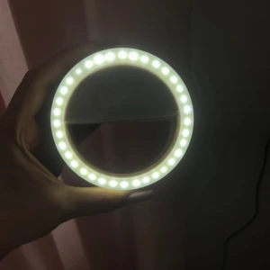 Lampa  - Jättebra ljus till mobilen, går att ha olika styrkor på lampan från svag till starkt ljus. Den går på batteri