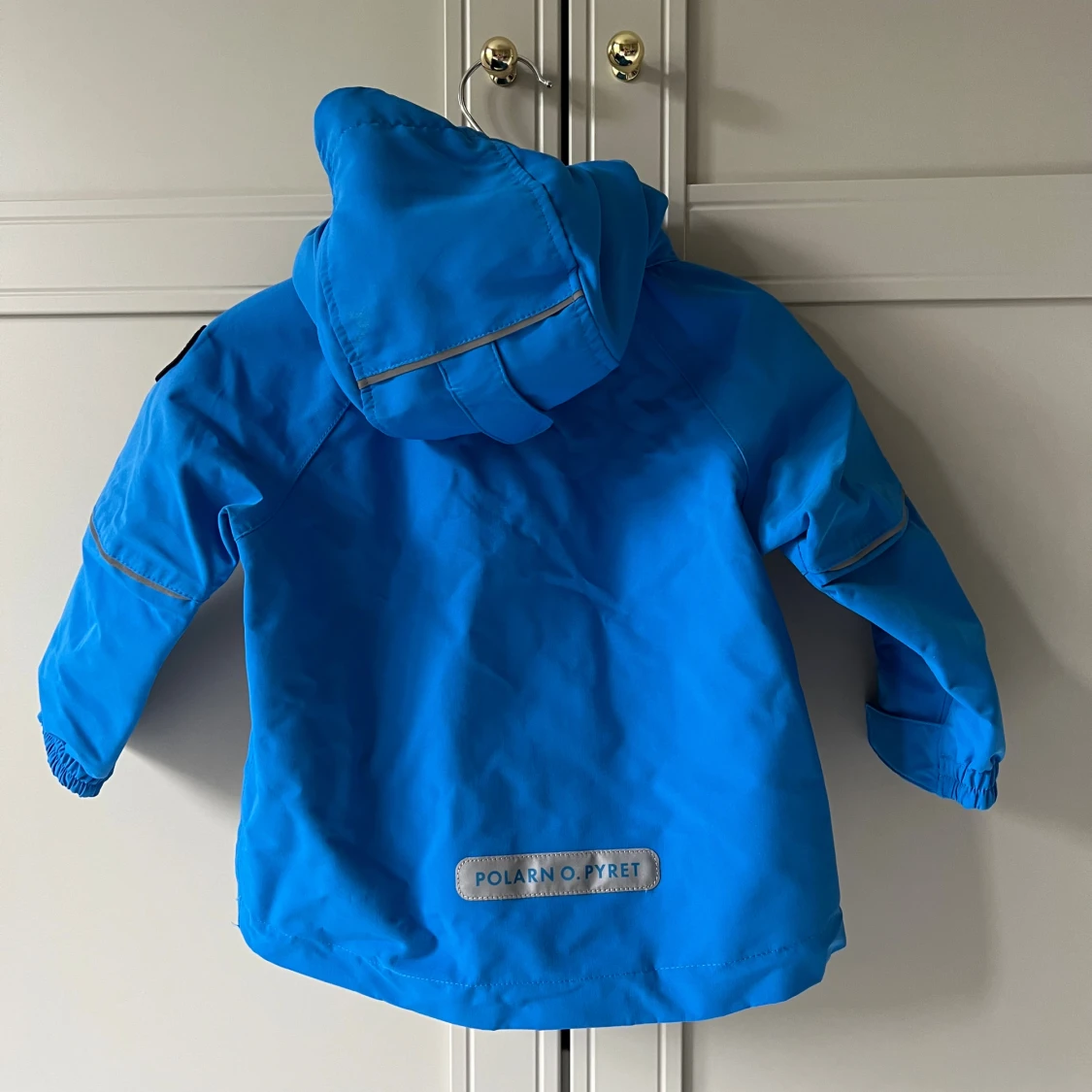 Blå vindjacka Polarn O. Pyret strl 80 - 1