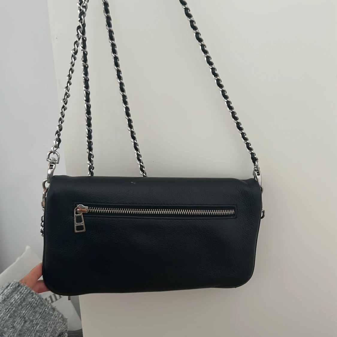 Svart Zadig & Voltaire axelväska i skinn - 1