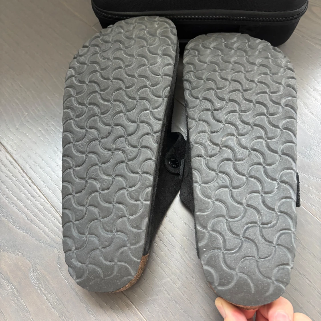 Svarta Birkenstock Boston i mocka - 4