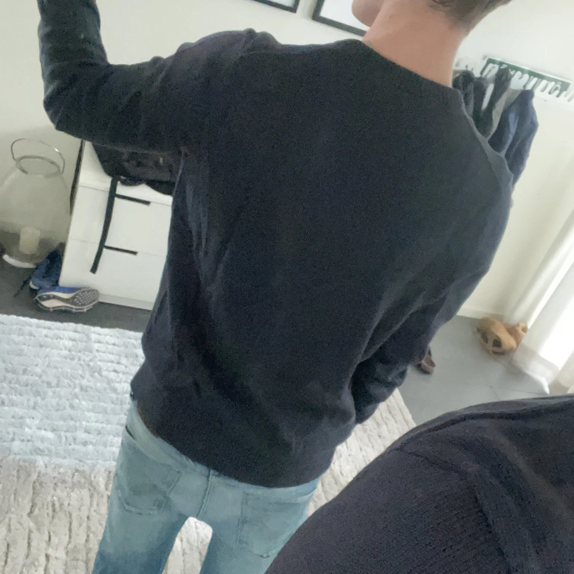 Svart stickad tröja från Morris - 2