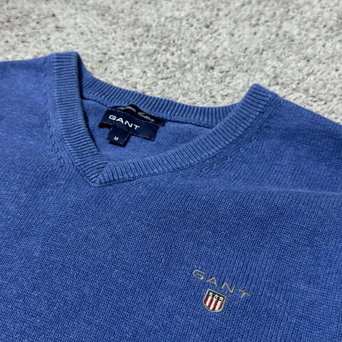 Blå stickad tröja från GANT - 2